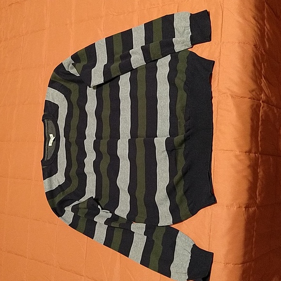 St. John's Bay Men's Striped Sweater - Picture 2 of 9